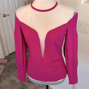 Fuchsia La Perla top!